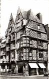 Angers CPA the home of Adam old woman remarkable house by her original sculptures