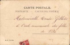 CPA Fantasy Woman Wishes of happiness