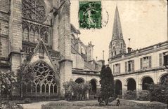 Auxerre CPA Old abbey of German St Transept