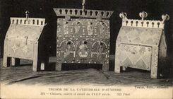 Auxerre CPA Tresor of the Chasses cathedral coppers and email of 18th