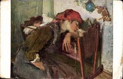 CPA sterben murmeln die Mutter