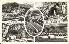 CPA Souvenir of Lourdes