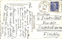 Besancon les Bains CPA dam Micaud