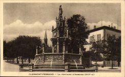 Clermont Ferrand CPA the fountain of Amboise (16th)