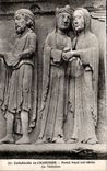 Cathedral of Chartres CPA royal Gate (12th) Visitation