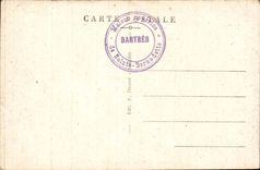 Bartres CPA Monument of Sainte Bernadette Soubirous