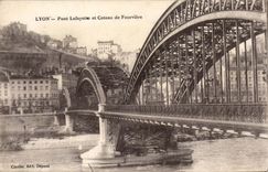 Brucke Lyon-CPA Lafayette und Steigung von Fourviere