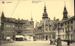 Belgium Belgie Leuwen CPA Post office building