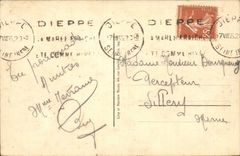 Dieppe CPA Eingang des Kasinos