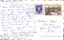 Roquebrune Village MODERN CARD the castle