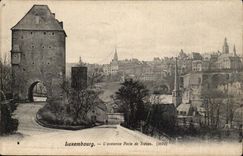 Luxembourg CPA the old Gate of Trier