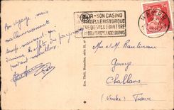 Belgie Belgium Dining CPA Panorama on the suburb St Medard