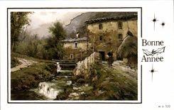 MODERN CARD Fanrtaisie Happy New Year