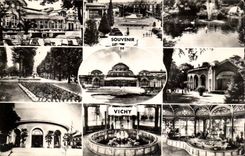 Vichy CPA Souvenir de Vichy
