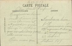 Rouen CPA Statue of Napoleon