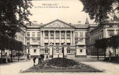 Belgium Belgie Brussels CPA the park and the palate of the nation