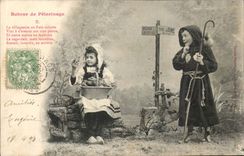 CPA Return of pilgrimage (children)