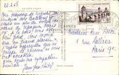 Cannes CPA a corner of the port the casino