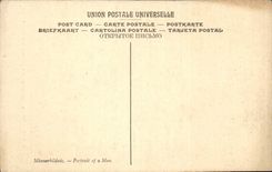 CPA Rembrandt Van Ryn Portrait des Mannes