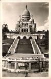 Paris CPA Basilica of the Sacring Heart and the monumental staircase