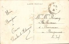 Tours CPA La place du palais 