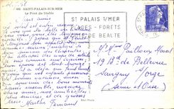 Saint Gaumen auf Meer - die Brucke des Teufels - CPA