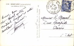 Abgenutztes Rigny das Schloss - CPA