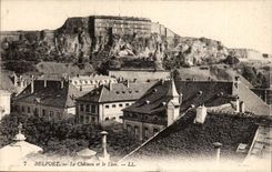 Belfort - the Castle and the lion - CPA