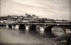 Joigny on Yonne - Yonne and Pont of Joigny - CPA