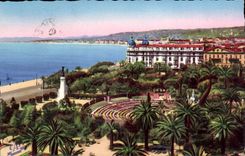 Nice - the Garden Albert and the Open-air theater - CPA