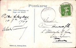 Switzerland - Kleine Scheidegg put Eiger und Moench - CPA