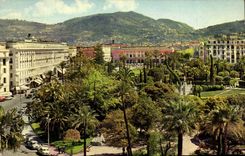 Nice - the Open-air theater Gardens At the Bottom the Municipal Casino - CPA