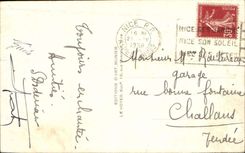 Nice - Seen from of Castle - CPA