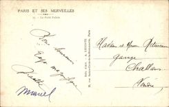 Paris - 8 - the Petit Palais - CPA