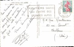 Chambery - der Sommer in den Alpen - CPA