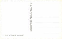 Vichy - Vichy et ses Sources - CPA 