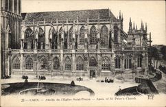 Caen - Kirche-Saint Pierre-Detail von L Apse CPA