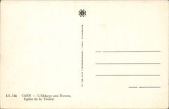 Caen - Abtei mit den Damen - Kirche von Dreiheit CPA