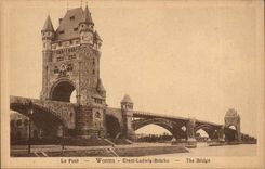 Worms - Germany Germany - the Bridge Ernst Ludwig Bruecke - CPA
