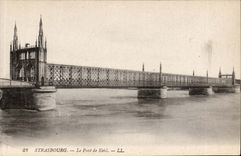 Strasbourg - the Bridge of Kehl - CPA