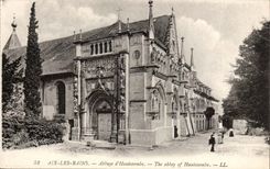 Aix les Bains - the Abbey of Hautecombe - cow CPA