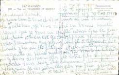 Aix les Bains - Annecy Lake - Sight on Talloires CPA