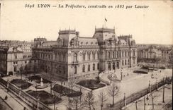Lyon - La prefecture construite en 1885 par Louvier CPA 