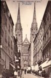 Clermont Ferrand - Street of the Fats and Cathedral CPA