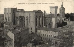 Avignon - the Palate of the Popes - Sight as the crow flies CPA