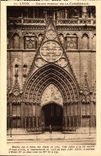 Lyon - Grand Portail de la Cathedrale - CPA 