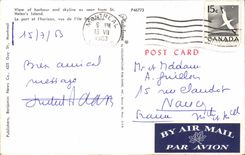 View off Harbor and skyline ace seen from St Helens Island - CPA