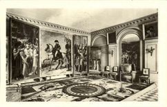 Chateau de Malmaison - the Living room of Tapestries - CPA