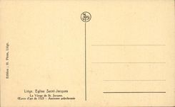 Belgium - Belgium - Liege Church Saint Jacques Viege - CPA