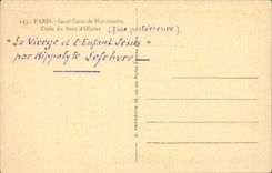 Paris 18 - Montmatre - Sacring Heart - Christ - CPA